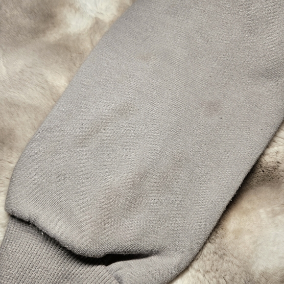 H&M Divided Light Gray Cropped Zip-through Hoodie - Picture 6 of 8